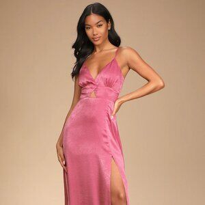 Lulu's Marsala Dress Size L